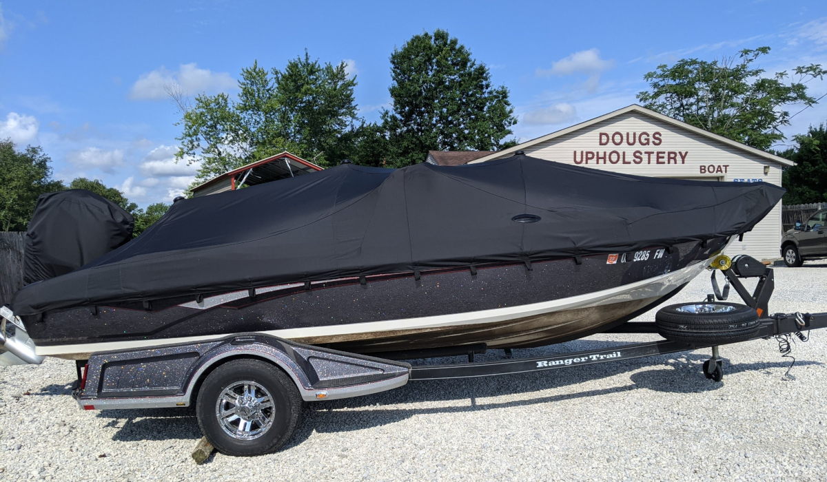 Custom boat cover, 2021