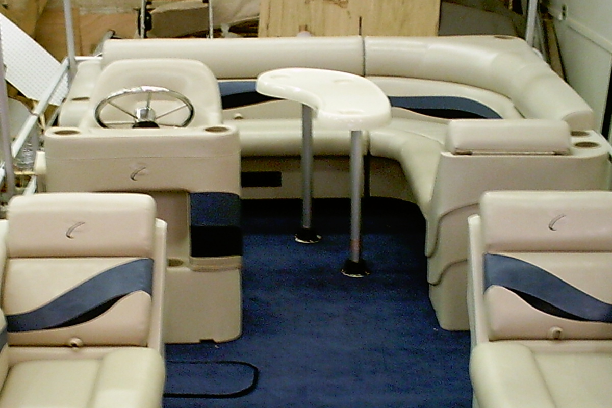 Boat interior for an Akron customer